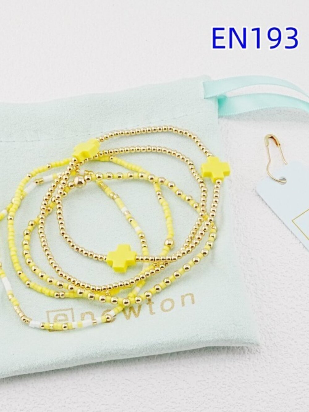 Enewton Colorful Cross Bracelet Set